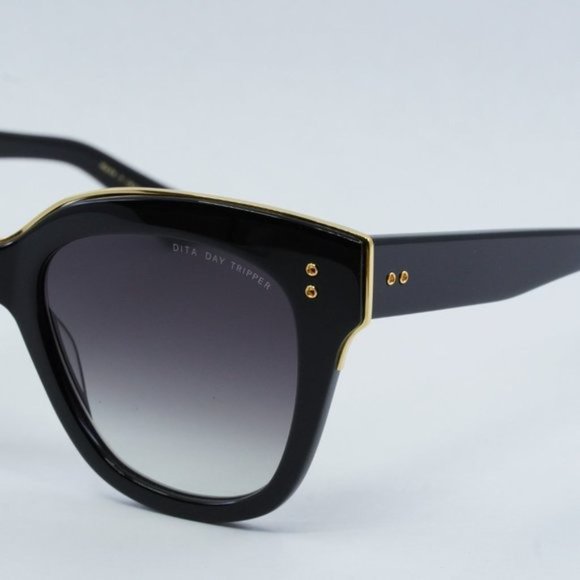 NEW DITA DAY-TRIPPER-22031-A-BLK-GLD-55-Z SUNGLASSES - Picture 6 of 13